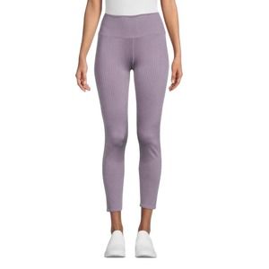 $79 NWT Good American Wide Rib Dusty Violet Legging 5/6